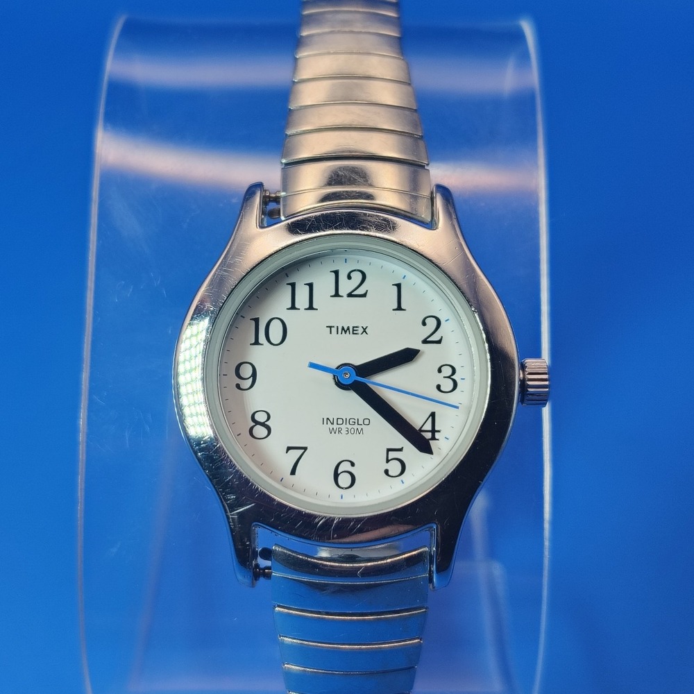Vintage 2007 Timex Indiglo 23mm Women's Quartz Cocktail Watch Size 5-8.25